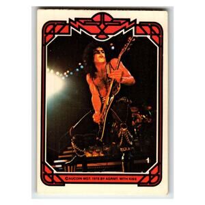 Donruss Paul Stanley 1978 KISS Army Music Card 1 Vintage